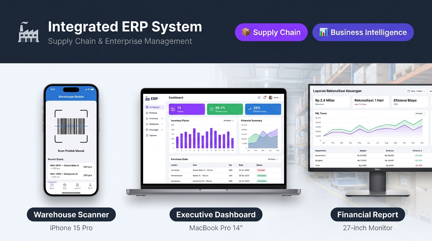 Integrated Enterprise Resource Planning (ERP)
