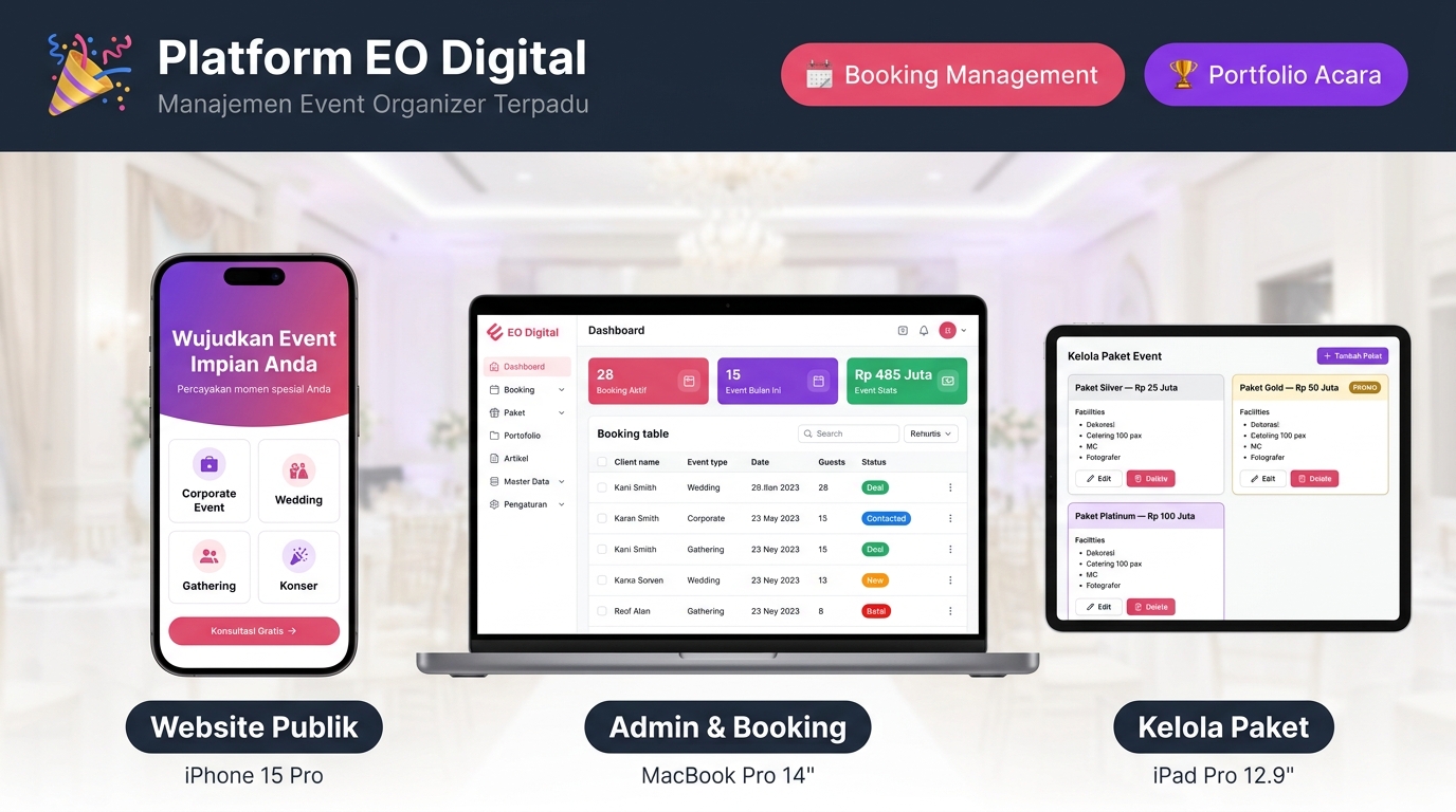 Platform EO Digital — Manajemen Event Organizer Terpadu