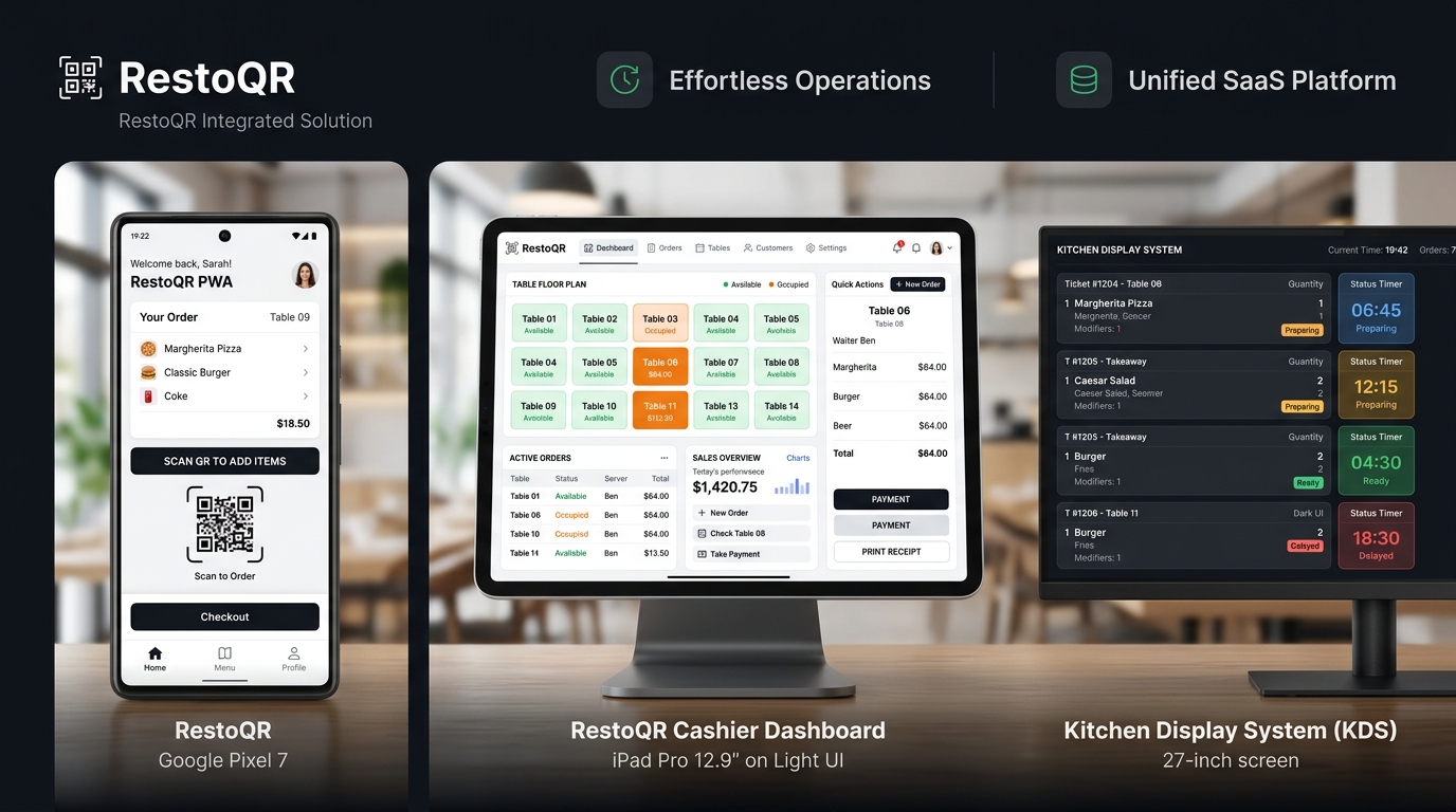 RestoQR — Smart Dine-in & Food Ordering Platform Terpadu
